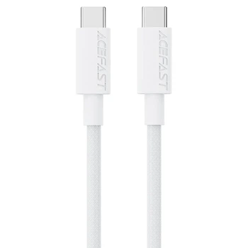 Кабель Acefast C18-03 Type-C — Type-C 60W 1.2 м плетеный белый