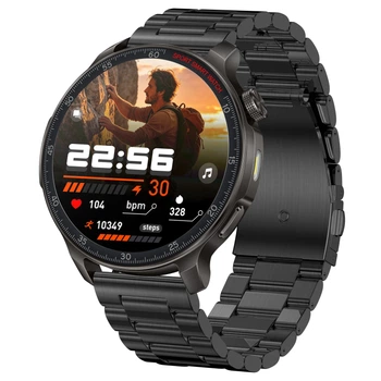 Смарт-годинник UWatch Smart Colorado Steel Black з 2 ремінцями екран 1.46 дюйма