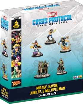 Dodatek do gry planszowej Atomic Mass Games Marvel: Crisis Protocol - Mirage, Havoc, Jubilee i Multiple Man (edycja międzynarodowa) (841333136512)
