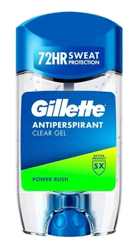 Гелевый дезодорант-антиперспирант Gillette Power rush, 70 мл