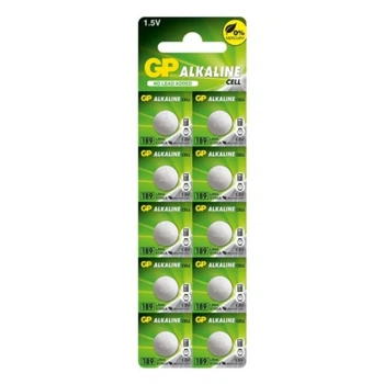 Батарейки GP Alkaline 189 LR54 AG10 щелочные для часов, 10 шт