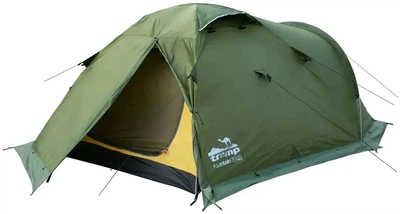 Палатка Tramp Mountain 3 (v2) экспедиционная 2 входа 2 тамбура всесезонная 8000 мм Green