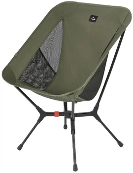 Раскладное кресло Naturehike Yamami YL01 Oxford 600D алюминиевый каркас, карманы M olive
