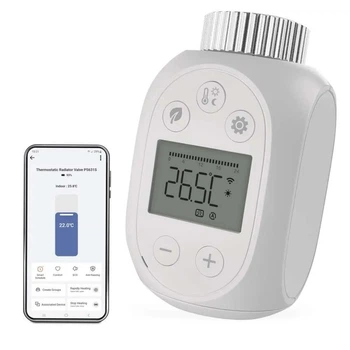 Умная цифровая термоголовка Emos P5631S GoSmart с беспроводным управлением ZigBee