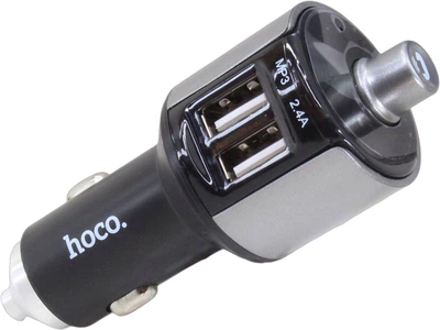 Модулятор MP3 FM (Hoco) у прикурювач E19 (+ Bluetooth) (HC-E19-Gray)