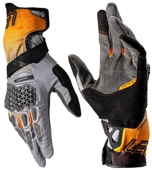 Мотоперчатки Leatt 5.5 HydraDri Adventure Orange XL (11) оранжевый водонепроницаемые MicronGrip ReaFlex