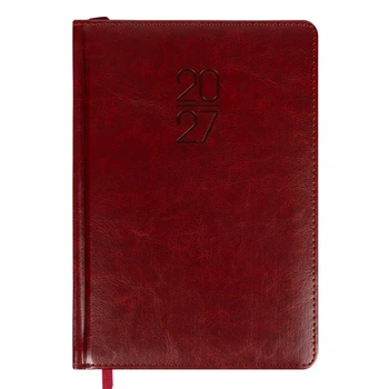 Дневник датированный 2027 Leo planner Vector A5 368 страниц коричневый (252759)