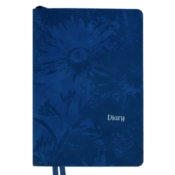 Дневник недатированный Leo planner Fiore A5 320 страниц синий (252772)