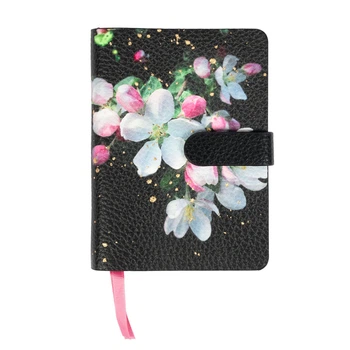 Дневник датированный 2027 Leo planner Garden A6 352 страницы черный (252789)