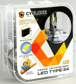 Лампи LED Cyclone H7 type-34 5500k 10000 Lm 50W