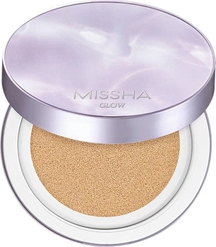 Тональна основа Missha Glow Layering Fit Cushion SPF 50 матувальна компактна 23 Sand 14 г (8809747950089)