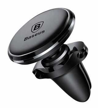 Тримач для телефона автомобільний Baseus Magnetic Air Vent SUGX-A01 Black магнітний на дефлектор