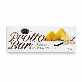 Протеиновый батончик Protto Bar Pineapple & Vanilla Amanti, 50 г