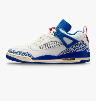 Кросівки чоловічі Jordan Spizike Low White/Blue 42.5 Білий, Синій IM2176-133
