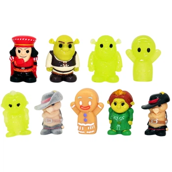 Ігрова фігурка Ooshies Шрек сюрприз-колекція 3,7 см з ефектом флокування та напівпрозорим дизайном для дітей від 5 років