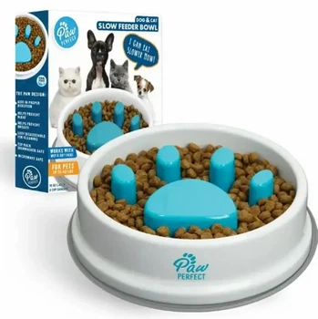 Миска медленной подачи корма Asson Paw Perfect для кошек и собак