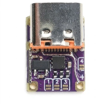 Ультракомпактный USB Type-C триггер быстрой зарядки PD3.1 / PD3.0 / QC3.0 5A (5V–48V) — Модуль-декой для выбора напряжения