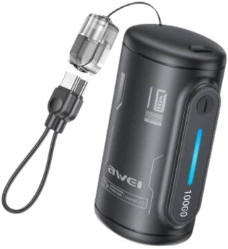 Powerbank Awei WP-117 10000mAh 22.5W Black (6954284026482)
