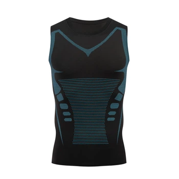 Мужская компрессионная майка BodySculpt, черная, размер L-XL