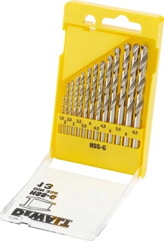 Набір свердел по металу DeWalt HSS-G DIN 338 13 шт (5011402374151)