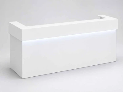 Стійка реєстрації біла з LED-нішею RS-06 від ROMKOS