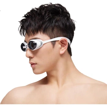 Очки для плавания TOSWIM с диоптриями -6.00, белые
