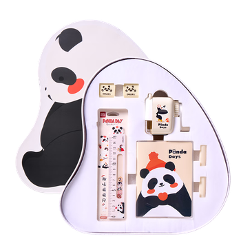 Набор канцелярских принадлежностей для студентов Deli Panda: блокнот в подарочной коробке, подарок для студента, подарок на день рождения, подарок на выпускной VG67