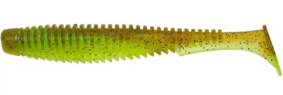 Силіконова приманка Fishup U-Shad 3" (9pcs.), #204 - Green Pumpkin/Chartreuse,10023143