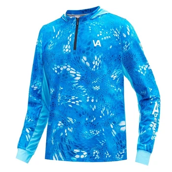 Худи VEDUTA Air серия UPF50+ REPTILE SKIN Blue M мужская,H1-RSBL-A-M