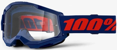 Маска мотокроссовая Ride 100% Strata 2 тёмно-синий