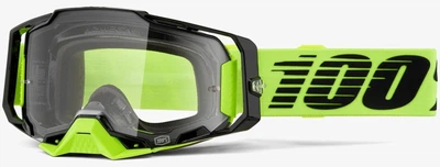 Маска 100% Armega Neon Yellow с линзой прозрачной
