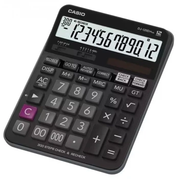 Калькулятор Casio DJ-120DPLUS, черный (CALC-CAS-DJ-120DPLUS)