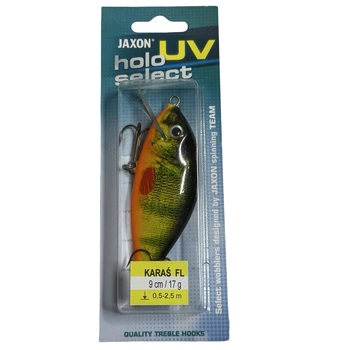 Воблер Jaxon HS Karas UV 9cm цвет OM, вес 17g заг. 0,5-2,5m floating,VU-KA9FOM