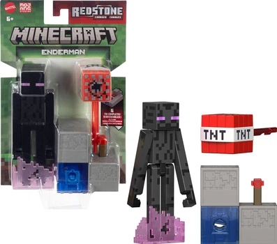 Фігурка Mattel Minecraft Ендермен з аксесуарами (JJR88)