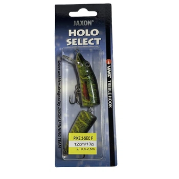 Воблер Jaxon HS Pike 2 секции 12cm цвет PT, вес 13g заг. 0,8-2,5m floating,VJ-PJ12FPT