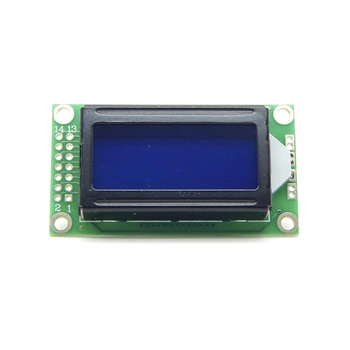LCD-дисплей 0802A 8×2 синий (5В, HD44780) для Arduino и DIY-проектов