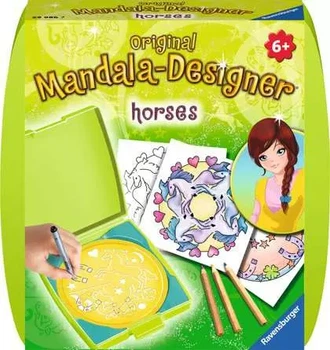 Zestaw kreatywny Ravensburger Mini Mandala Designer Horses (29986) (4005556299867)