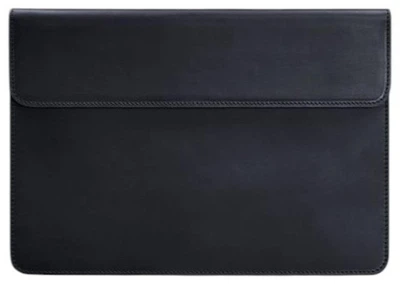 Кожаный чехол-конверт на магнитах для MacBook 13 дюйм, синий, натуральная кожа Crazy Horse, ручная работа, 33,5×23,5 см 58653