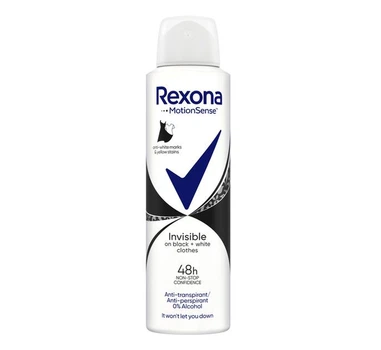 Антиперспирант-спрей Rexona Невидимый на черной и белой одежде женский 150 мл