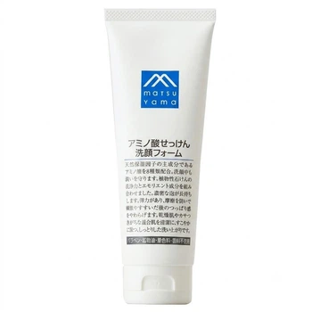 Matsuyama M Mark Amino Acid Soap Facial Cleansing Foam — делікатна мило-пінка з амінокислотами для очищення сухої та комбінованої шкіри (120 г) (02.mat.001)
