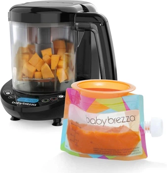 Baby Brezza Food Maker Deluxe комбайн для приготування дитячого харчування чорний