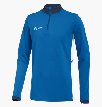 Детский свитшот Nike Academy 25/27 Dri-Fit Drill Top Royal Blue 152 CM Синий FZ9773-463