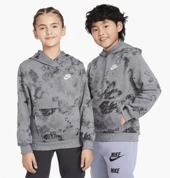 Детское худи Nike K Nsw Club Ft Hdy Wash Aop L Комбинированное FN8737-084