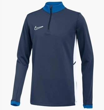 Детский свитшот Nike Academy 25/27 Dri-Fit Drill Top Royal Blue 164 CM Синий FZ9773-410
