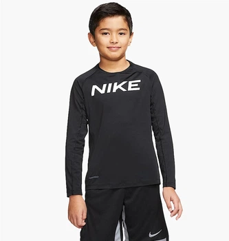 Детский лонгслив Nike Pro Top M Черный CJ7711-010