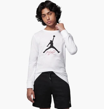 Детский лонгслив Jordan Baseline Flight Long Sleeves Tee 5 Белый 85C892-001