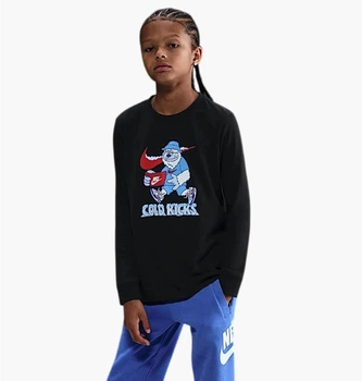 Детский лонгслив Nike Nsw Tee Ls Boxy Black/Multi L IM6573-010