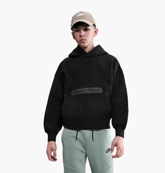 Детское худи Nike Tch Flc Ovsz Black S Черное HV1198-010