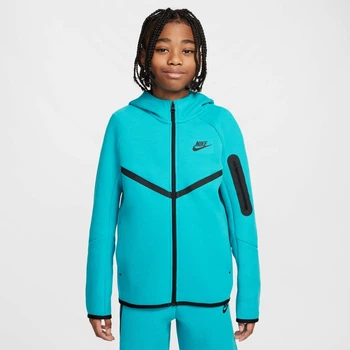 Детская толстовка Nike Sportswear Tech Fleece XL Бирюзовая HV5867-345
