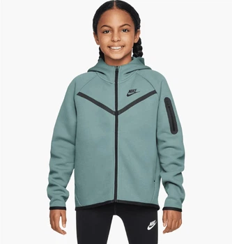 Детская толстовка Nike Sportswear Tech Fleece Turquoise L Бирюзовая HV8695-017